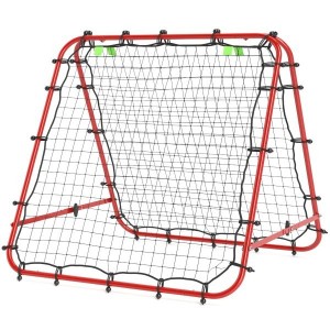 Sulankstomi futbolo vartai 100 x 95 cm. 1 vnt.(raudoni)